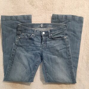7 For All Mankind Classic Blue Straight Leg Jeans